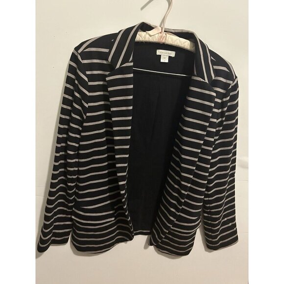 Garnet Hill relaxed button blazer 12 casual black - Picture 4 of 12